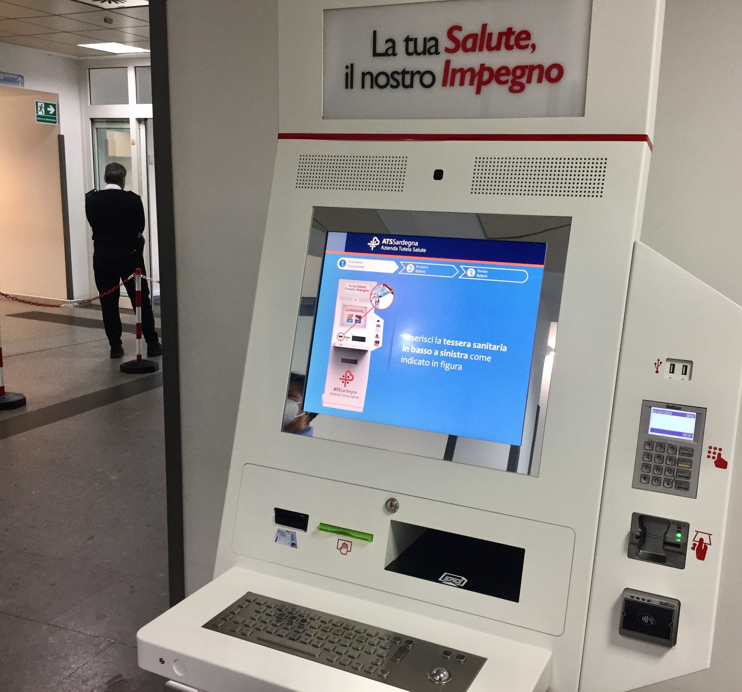 Ticket e ritiro referti: ok la ricognizione sui totem touchscreen