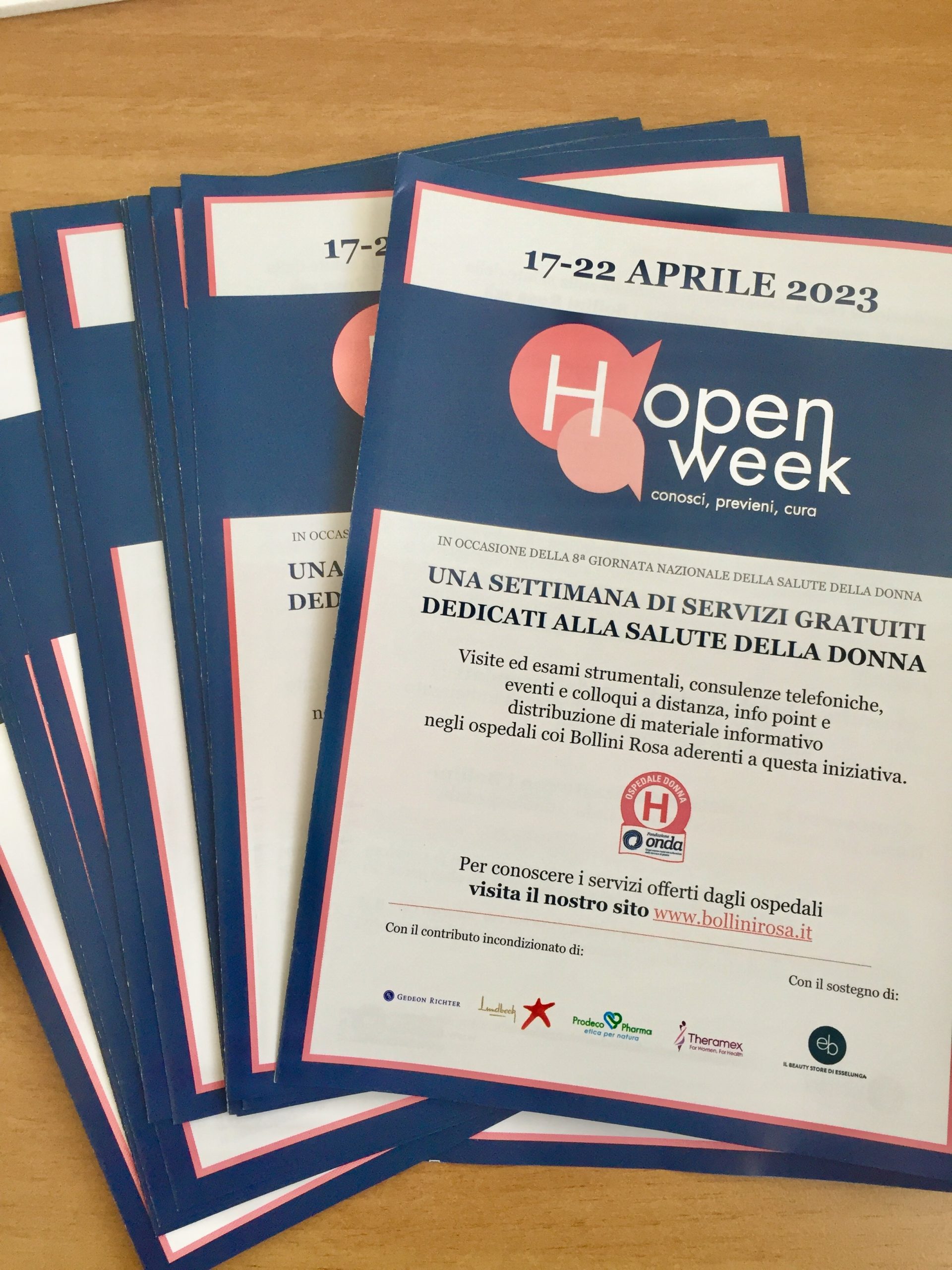 (H)-Open Week: giornate di prevenzione  per la salute della donna