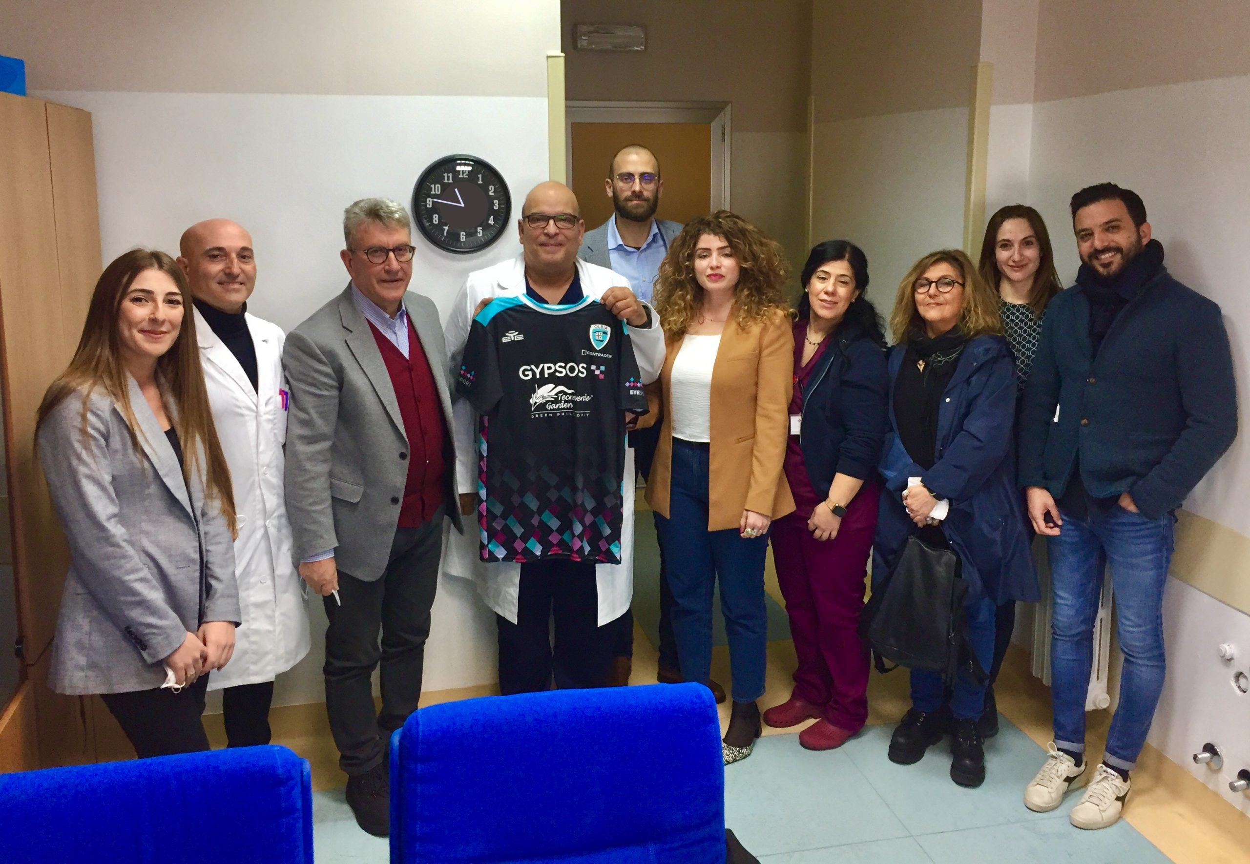 Iniziativa benefica: l’Olbia Calcio donerà smart tv per Pediatria