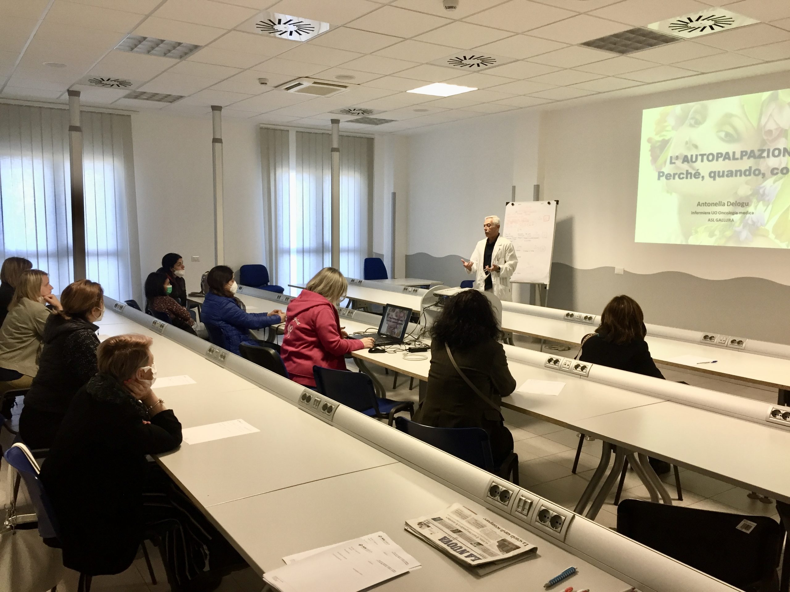 Oncologia medica: posti esauriti per il corso sull’autopalpazione