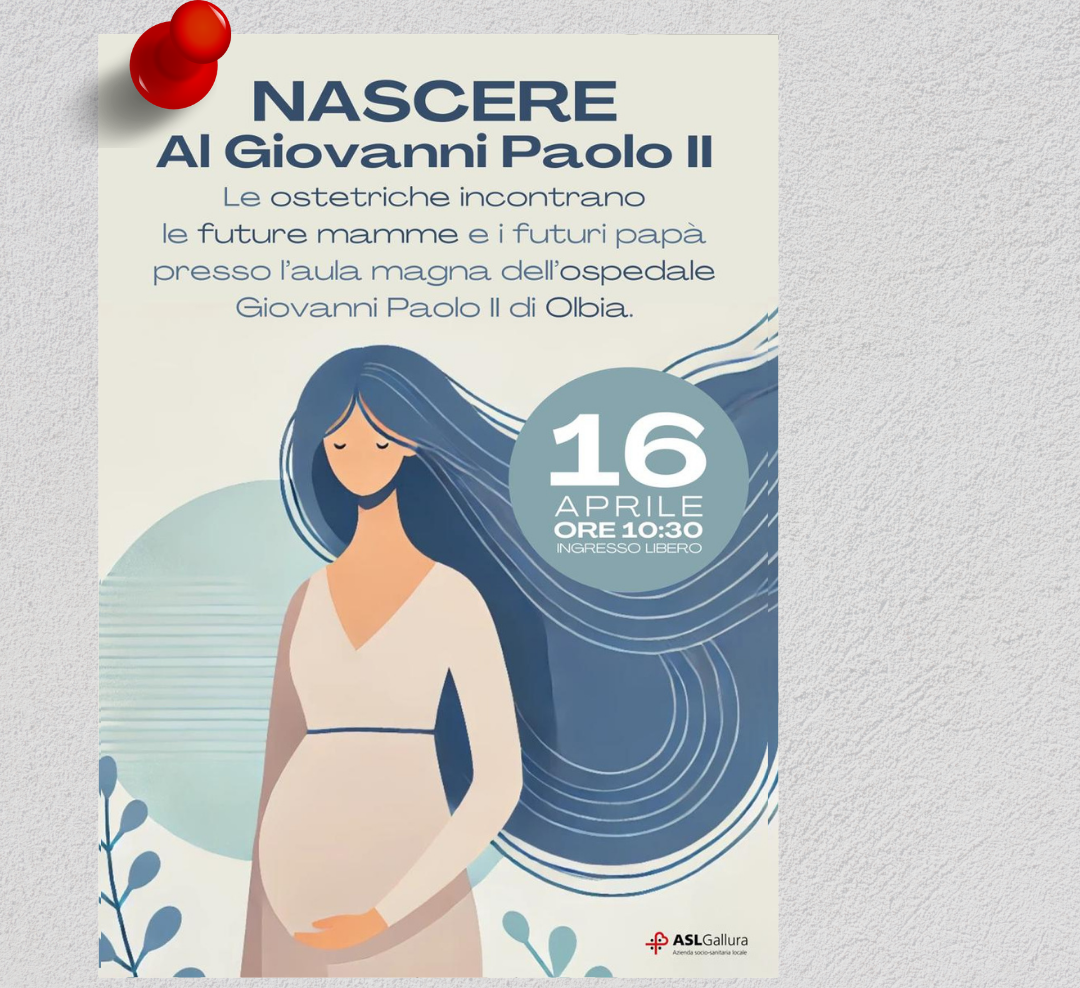 Nascere al Giovanni Paolo II: un nuovo incontro a Olbia il 16 aprile