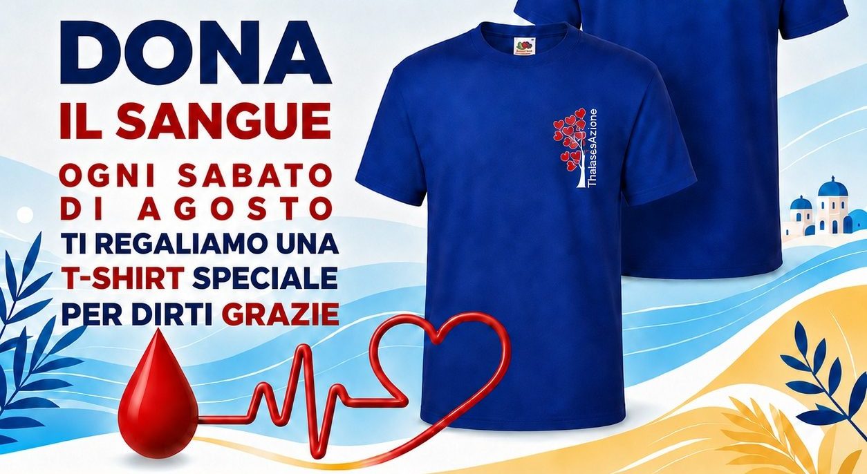 Donazione del sangue, anche a Olbia l’iniziativa di Thalassa Azione