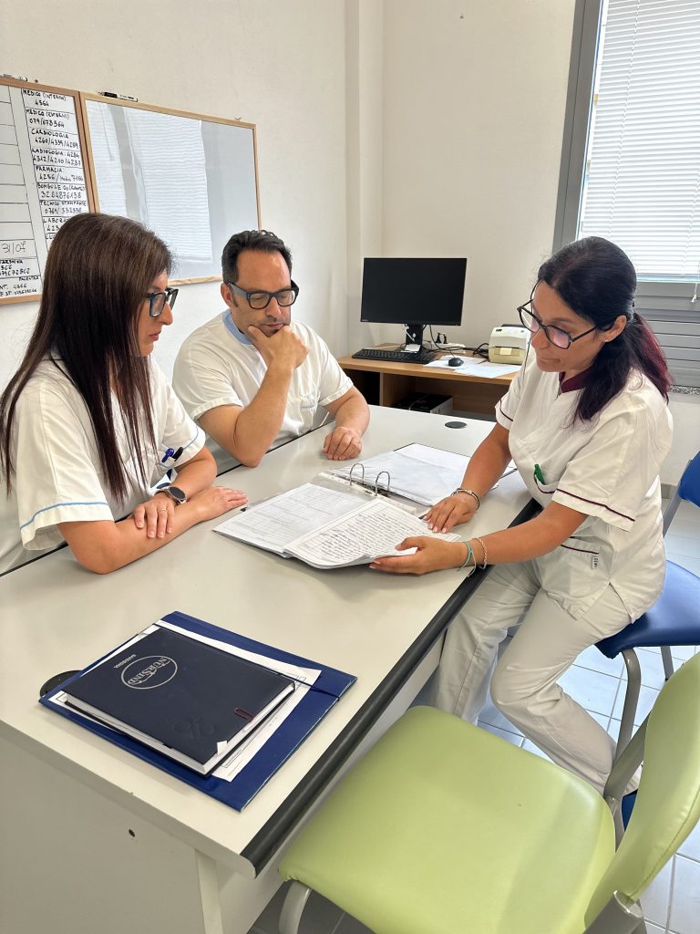Biefing nell'Ospedale di Comunità di Tempio Pausania